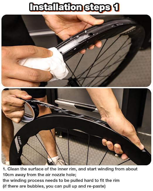 Cinta Tubeless para Llanta Bicicleta 33mm x 10m miniatura 7
