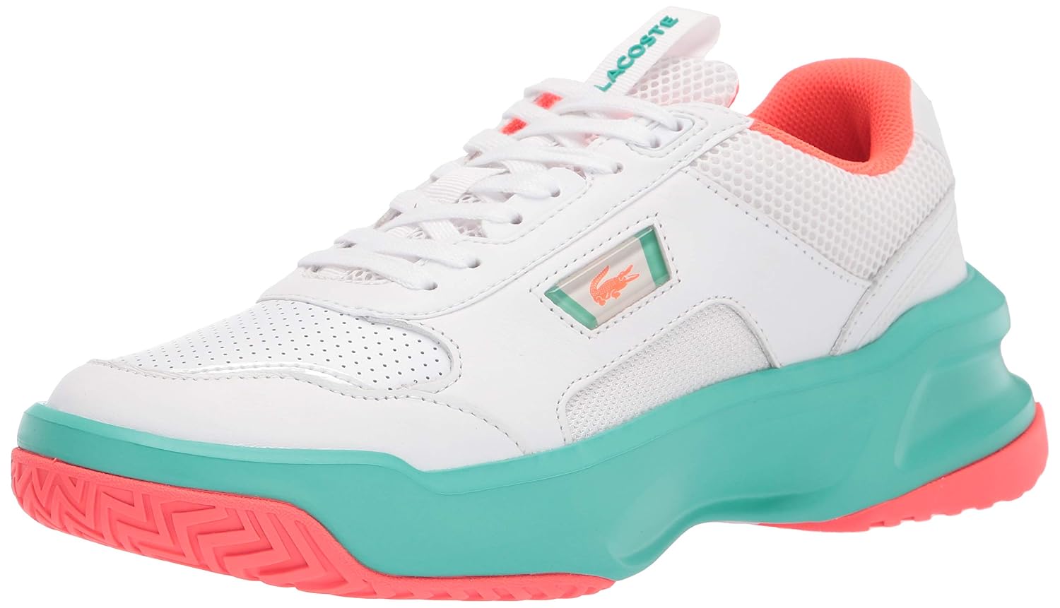 Lacoste Ace Lift 0320 1 SMA Men\'s Sneakers US 8.5 White Turquoise Lacoste L001 0321 | 42SMA0092082 | AFEW STORE main image 4