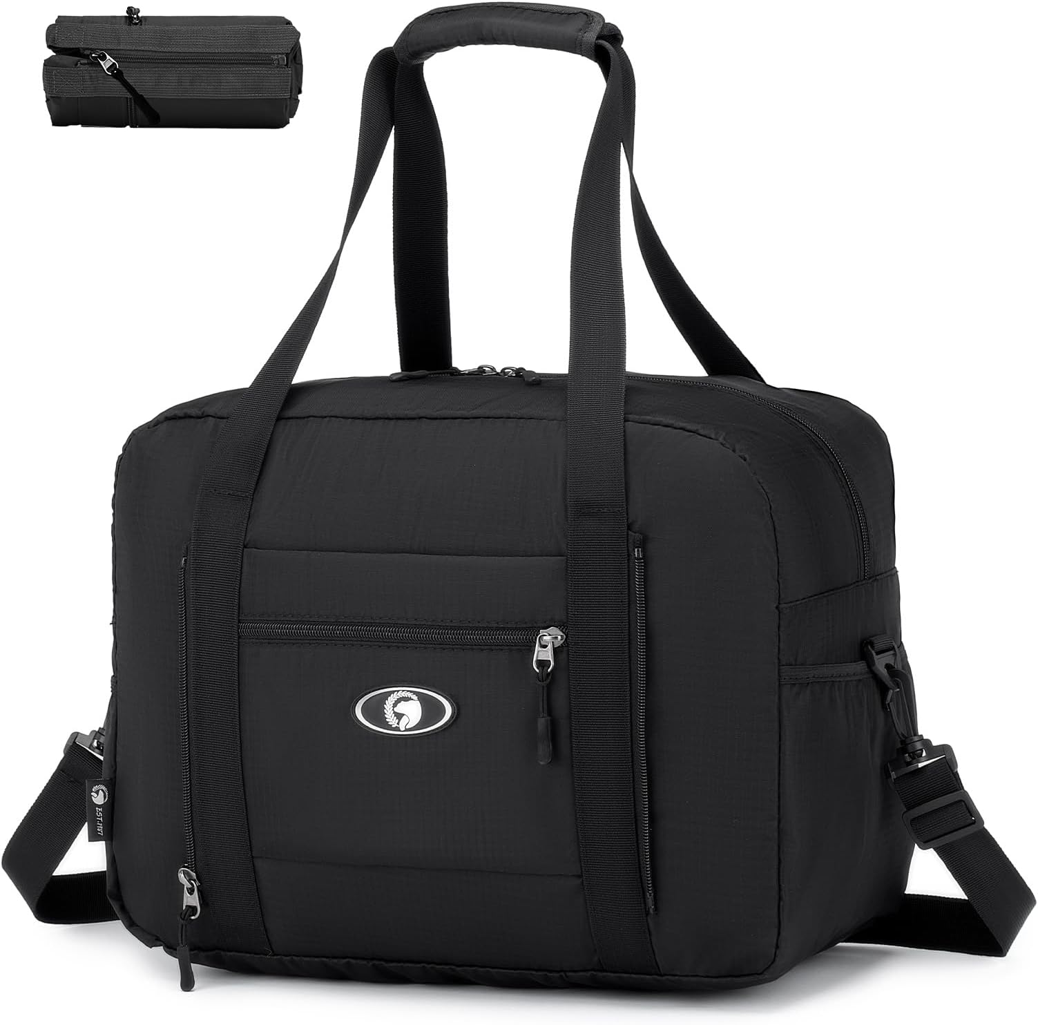 for Ryanair Cabin Bags 40x30x20 Underseat Wizzair Carry on Hand Luggage Foldable Travel Duffel Bag 25L Holdall Tote for Women and Men for Travel Overnight Hospital Weekend