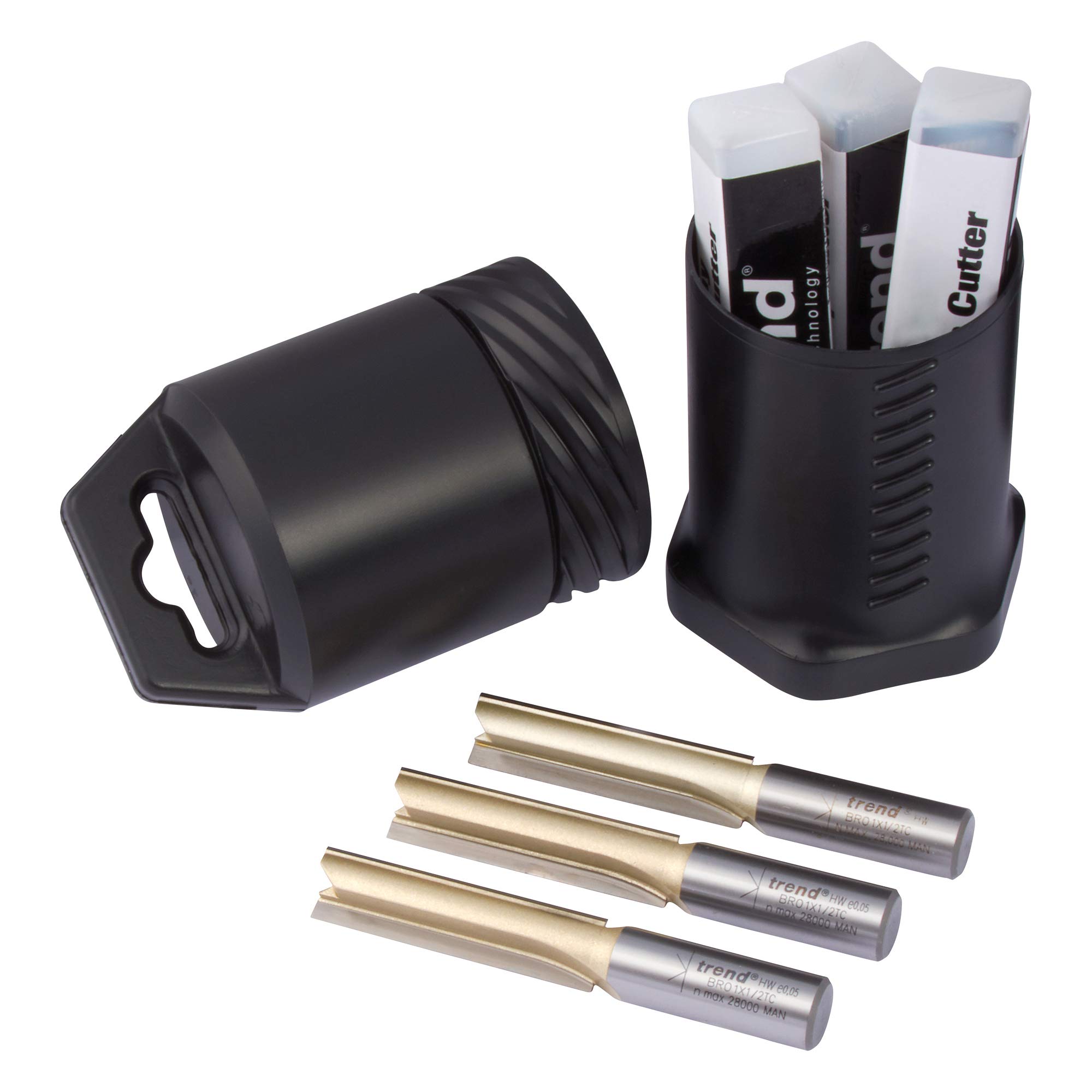 Trend - Broca Cortador de Encimera de 12.7 mm de Diámetro con 2 Hileras de Carburo de Tungsteno para Laminado y Madera Sólida