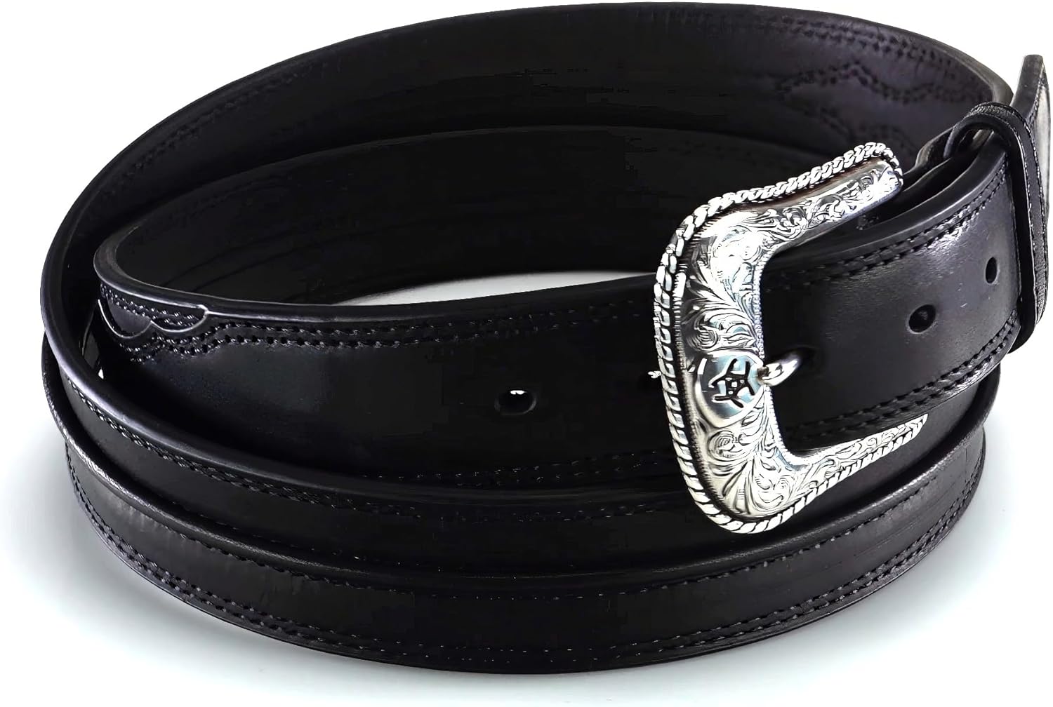 Ariat Men's Distressed Leather Western Belt - Image 2