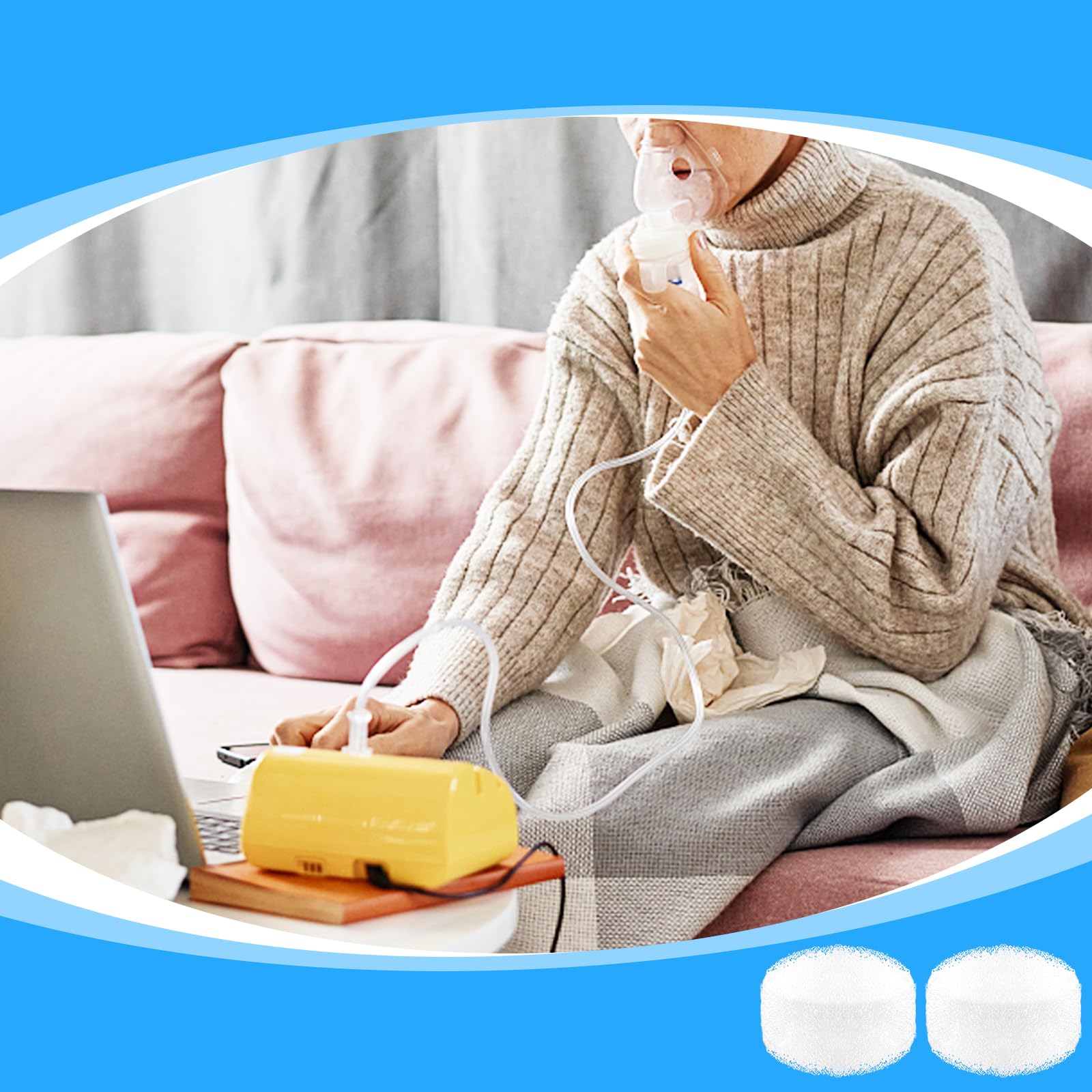 100 Pieces Air Filter Sponge For Compressor System Accessories Round White Sponge Air Filter Replacement For Compressor System White Amazon In In Price In India 63 81856929 - View #3