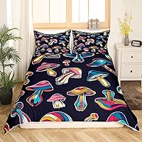 Vista 40 de Erosebridal Funda de edredón de arco iris para niñas, diseño de sol y estrellas, tamaño individual, para niños y niños, estilo de dibujos animados