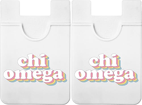 Miniatura 5 de Sorority Shop Chi Omega Koala Pouch - Tarjetero de diseño retro para funda de teléfono, billetera para teléfono adherente, ultrafina y ligera, para
