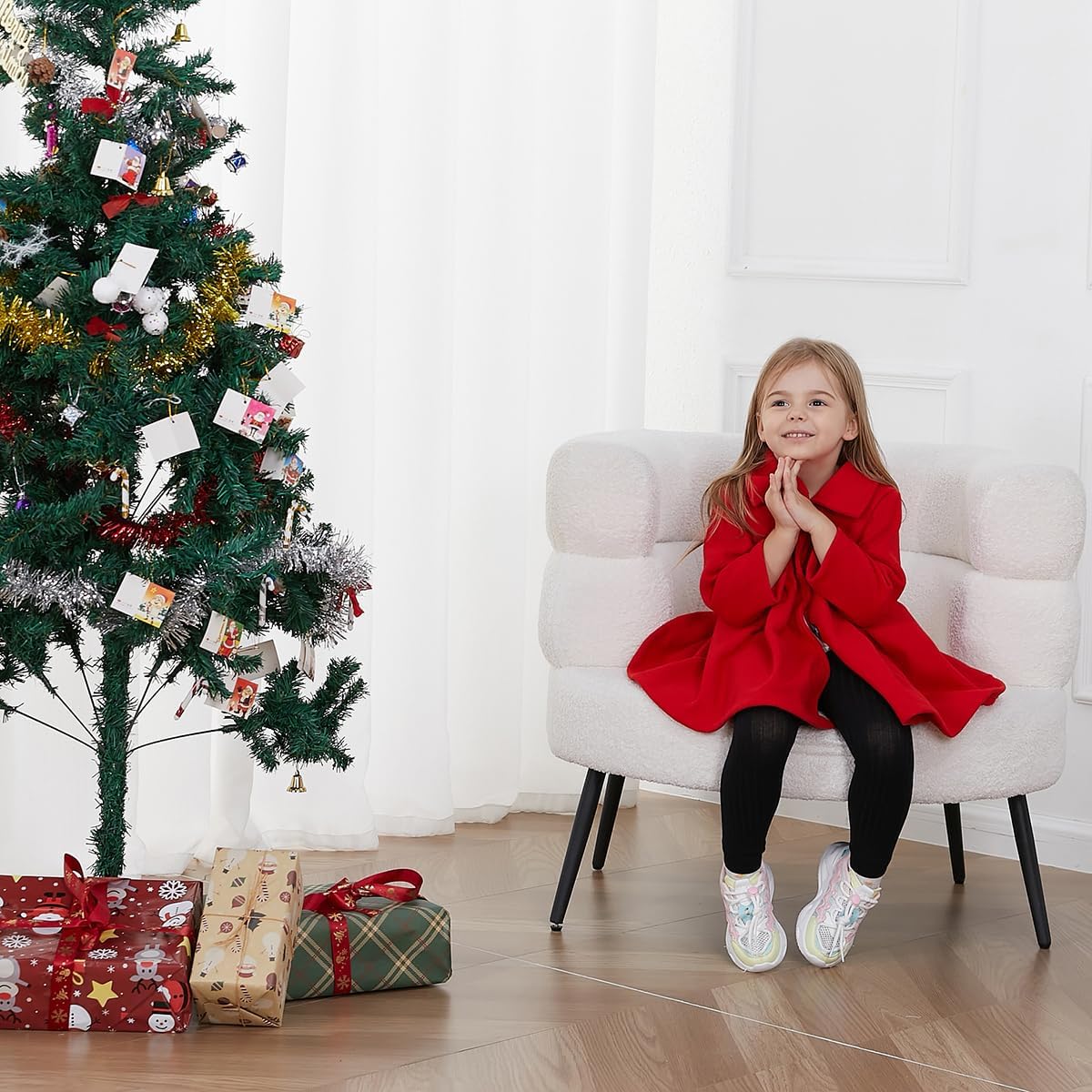 Toddler Girl Dress Coat Buttons Jacket Outerwear Clothes Fall Winter Outfit