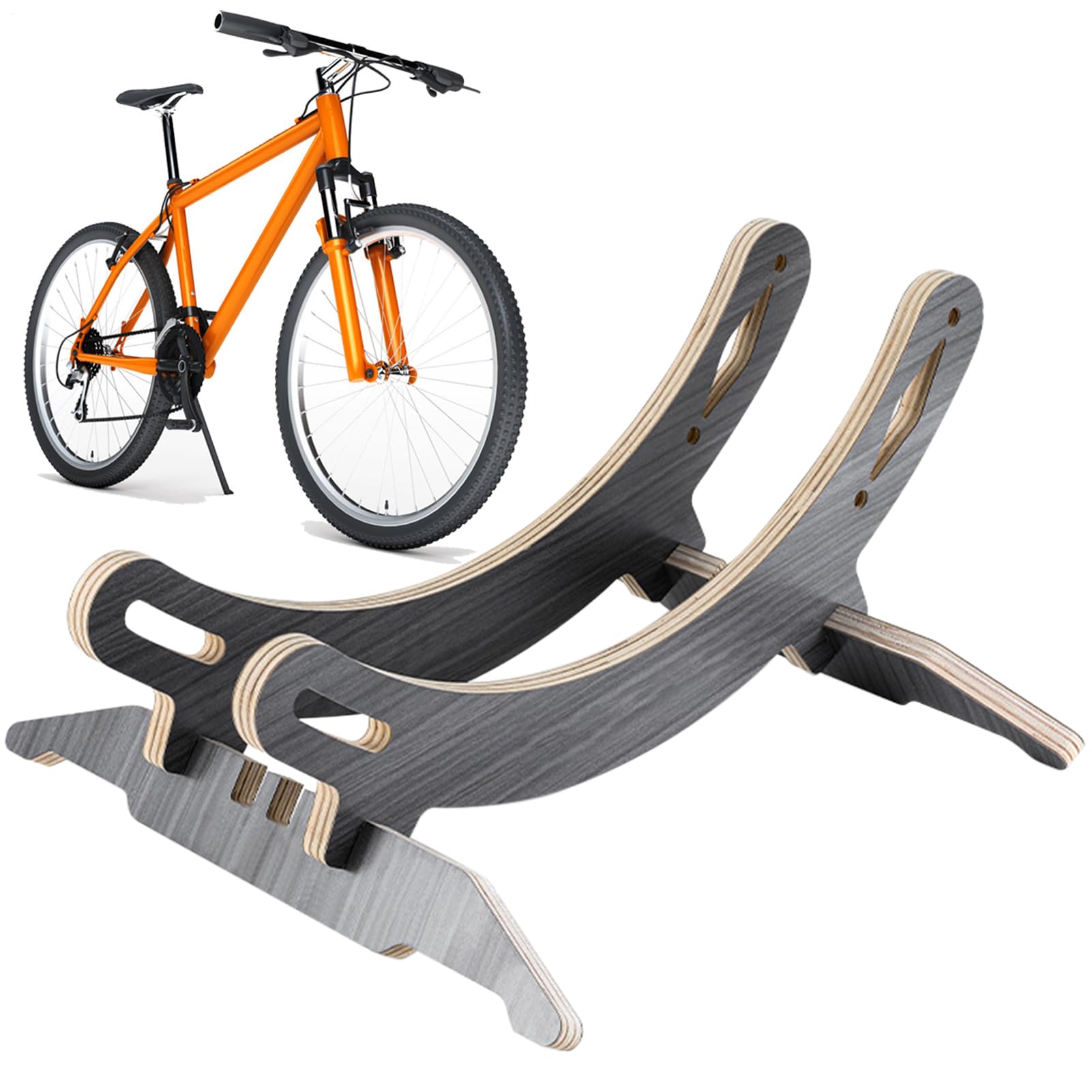 Supporto per mountain bike – Supporto portatile regolabile | Supporto per bici da strada, per mountain bike, biciclette, piloti, pavimento interno, appartamento, garage, cortile, balcone