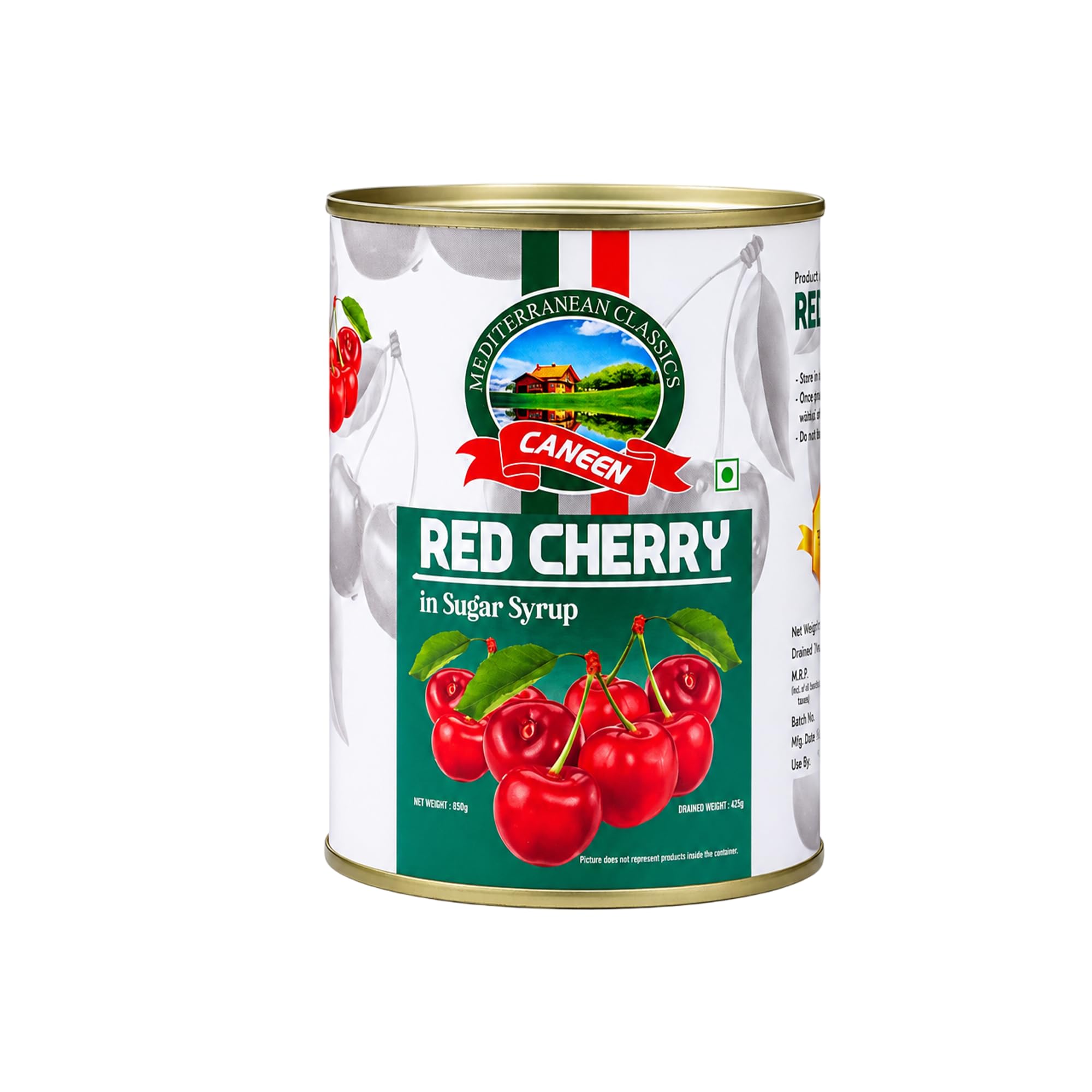 Caneen Red Cherry 850g in Sugar Syrup | Ideal for Plum Cake, Muffins & Fruit Salad | Pack of 1-image-37
