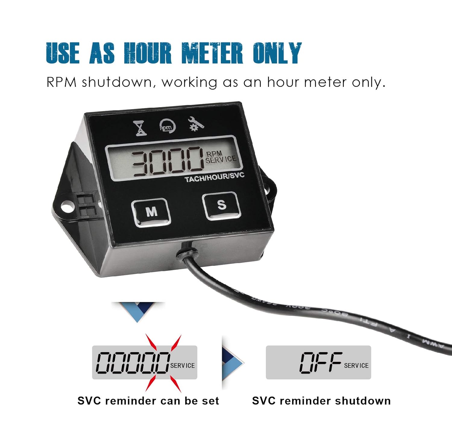 Diagram showing signal wire wrapped around spark plug wire for engine signal connection