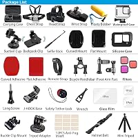 BMUUPY GoPro Hero 13 Black kiegészítő szett vízálló tok bicikli tartó fejpánt - For Gopro Hero 13 4