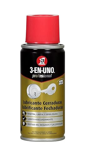 Lubricante 3 en 1 para Cerraduras sin Grasa en Spray 100 ml