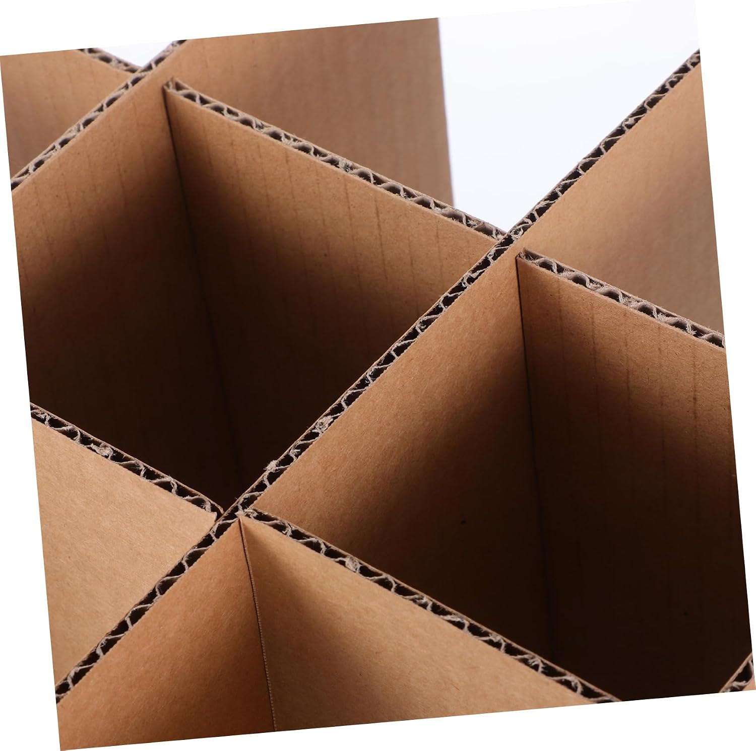 ABOOFAN 5pcs Wine Carton Partition Box Dividers Cardboard Inserts for Moving Shipping