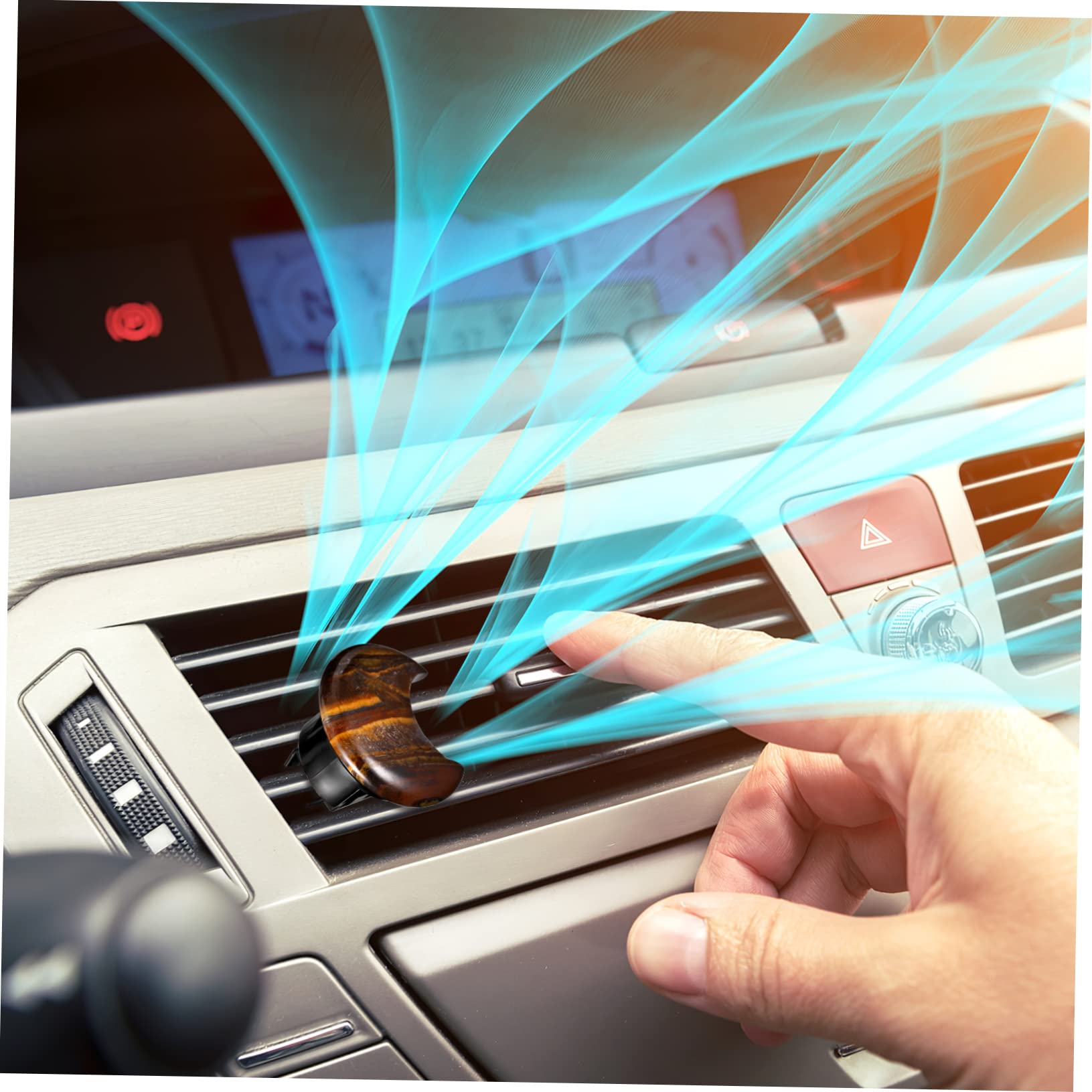 8pezzi Clip Per Bocchetta e Decorazione e Diffusore Per Auto e Domestici