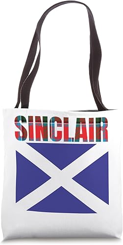 Clan Sinclair Tartan Scottish Family Name Scotland Pride Tote Bag