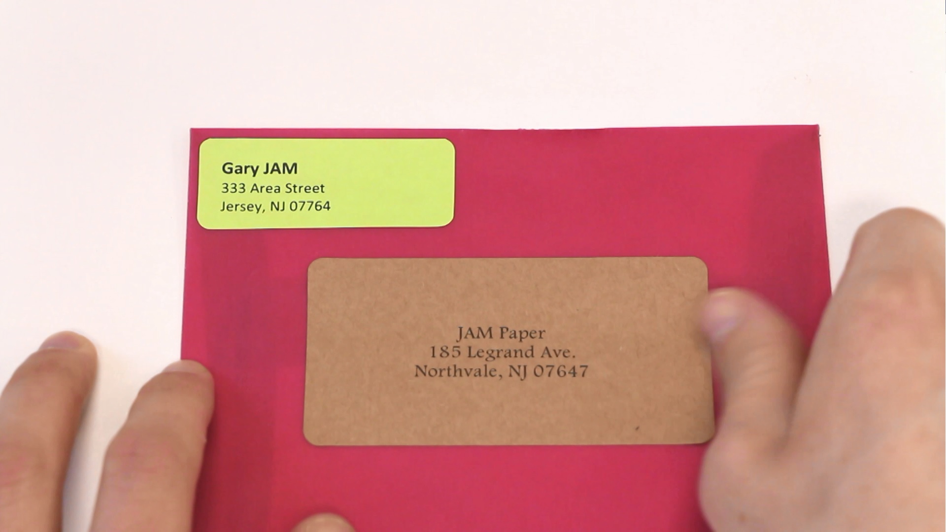 Amazon.com : JAM PAPER Return Address Labels - Standard Mailing