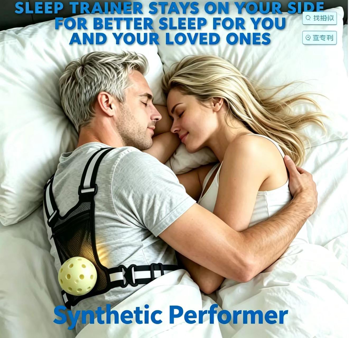 Sleep Position Adjustable Trainer Side Sleeping Training Stop Snore — Amazon image 5