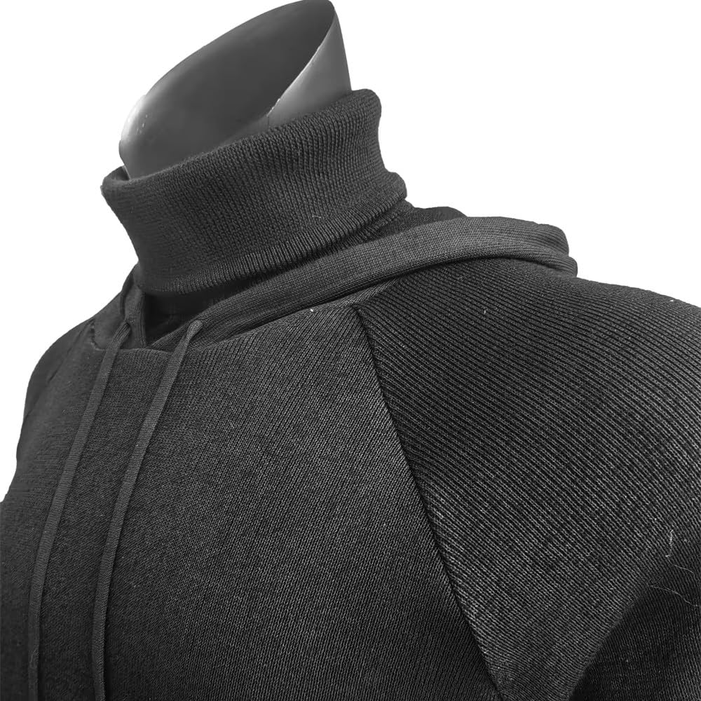 Felpa con Cappuccio Antitaglio di Livello 5, con Protezione per Il Collo, Abbigliamento Protettivo per Esterni, Abbigliamento di Sicurezza Antitaglio per Autodifesa XL