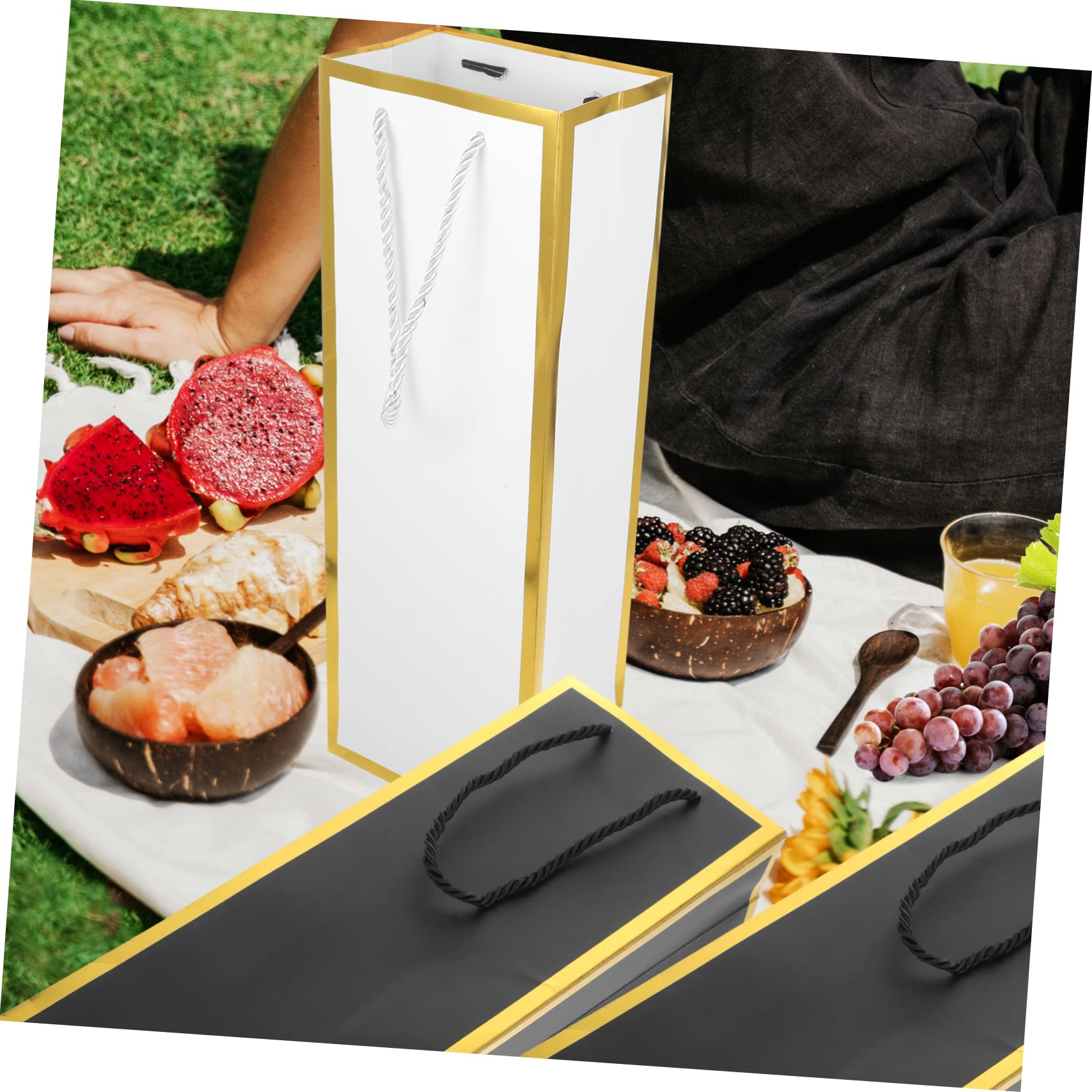 minkissy 12pièces Cadeau pour Bouteille de Vin Papier à Vin pour Offrir de Transport pour Bouteille pour Cadeau Raffiné