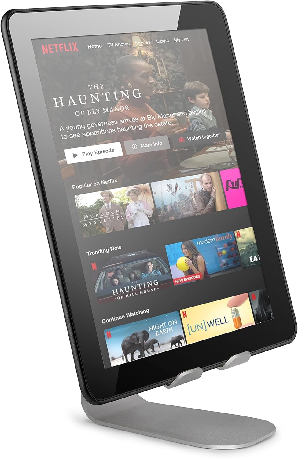 Brookstone, Tablet/iPad/Phone Stand with Adjustable Angle