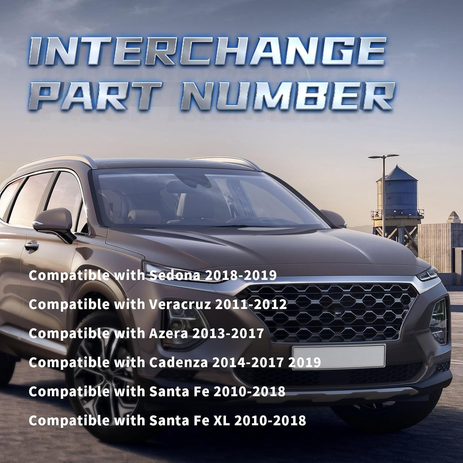 Engine Crankshaft Compatible with 3.3L Santa Fe XL 2010-2018 Azera 2013-2017 Veracruz 2011-2012 Cadenza 2014-2019 23110-3CFA0 23110-3L100 623R63CA00 623R63CA0A