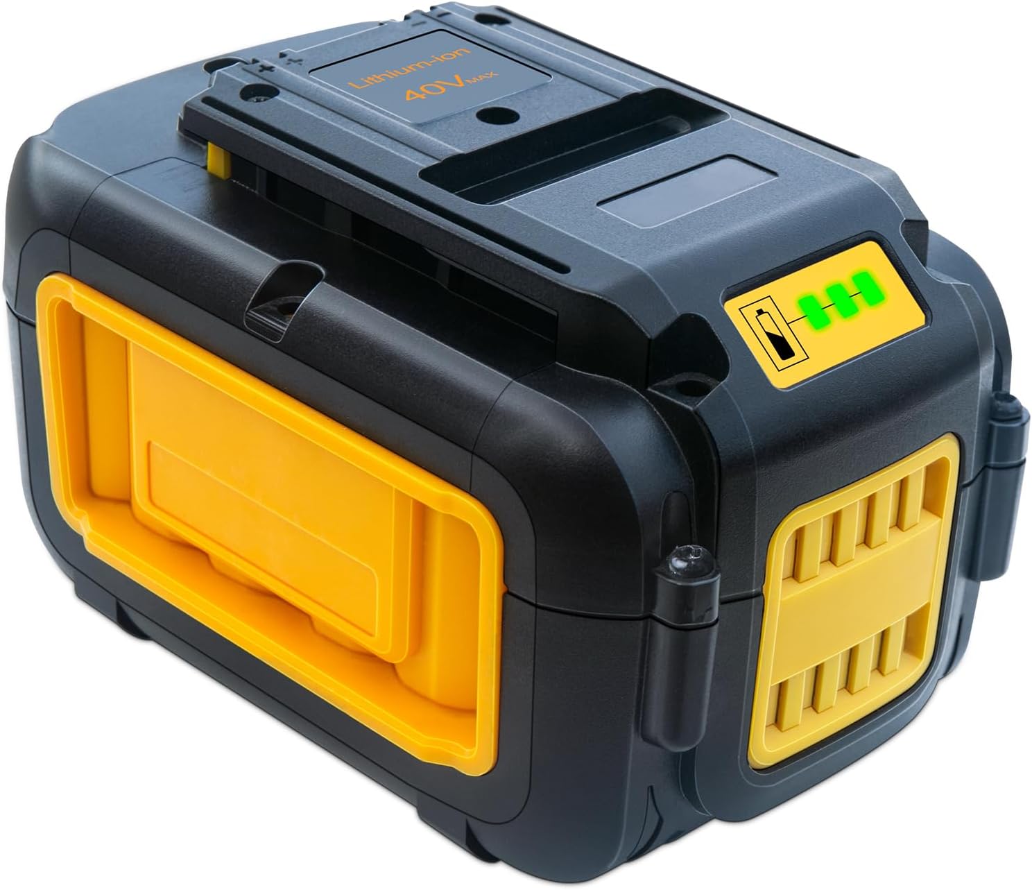 High Capacity 7500mAh 40V Lithium-Ion Replacement for Dewalt 40v Battery DCB404 DCB406 DCB407 DCB114, Compatible with All 40V MAX Tools