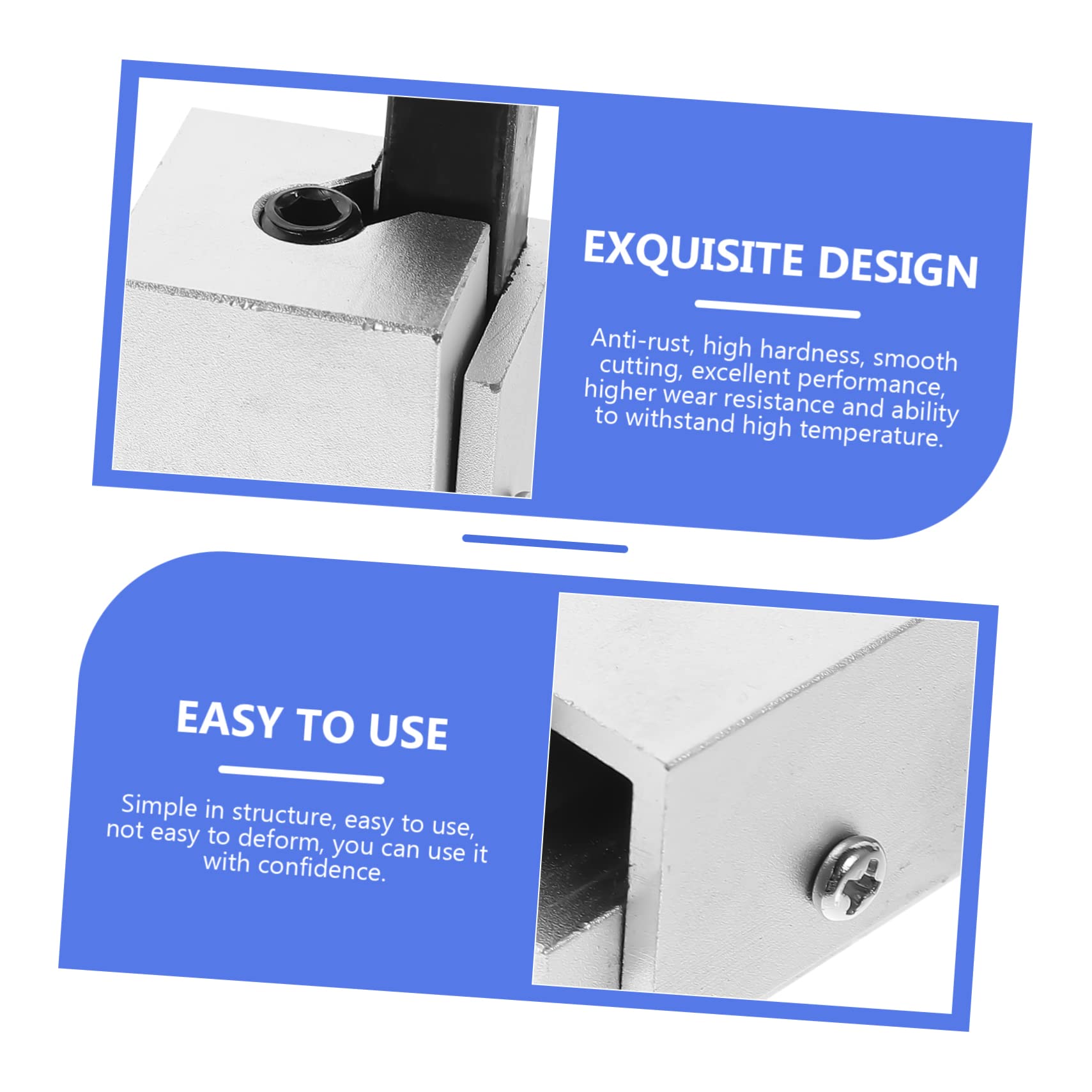 HOLIDYOYO Mortise Chisel Timber Framing Right Angle Corner Wood Tools Woodworking Door Hinge Cabinet Making Silver