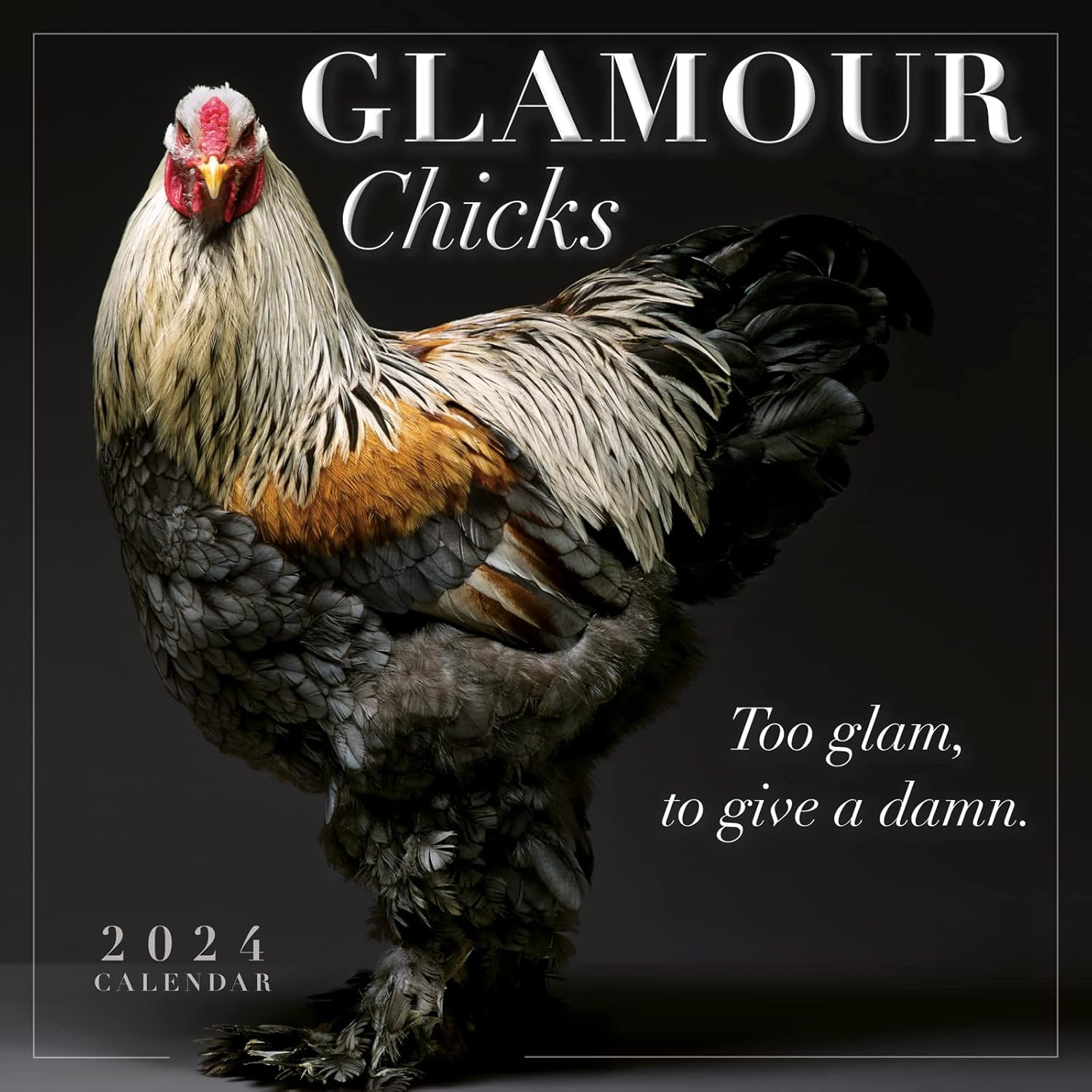 Glamour Chicks 2024 Mini Calendar, 7 x 7