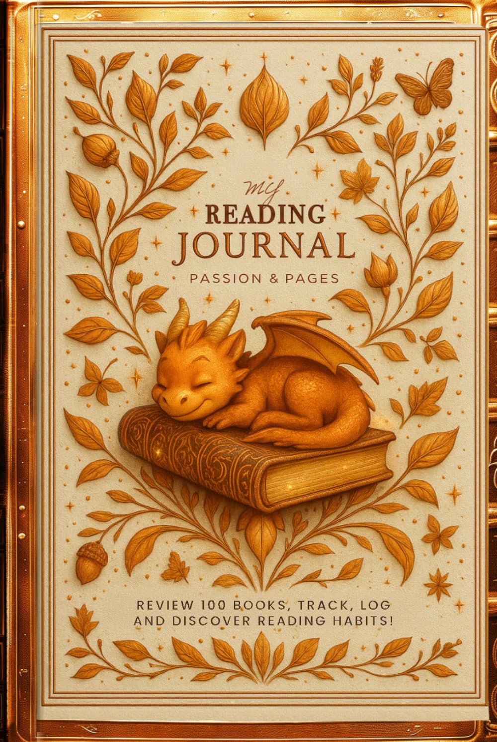 My Reading Journal: Review 100 Books, Track, Log and Discover Reading habits!