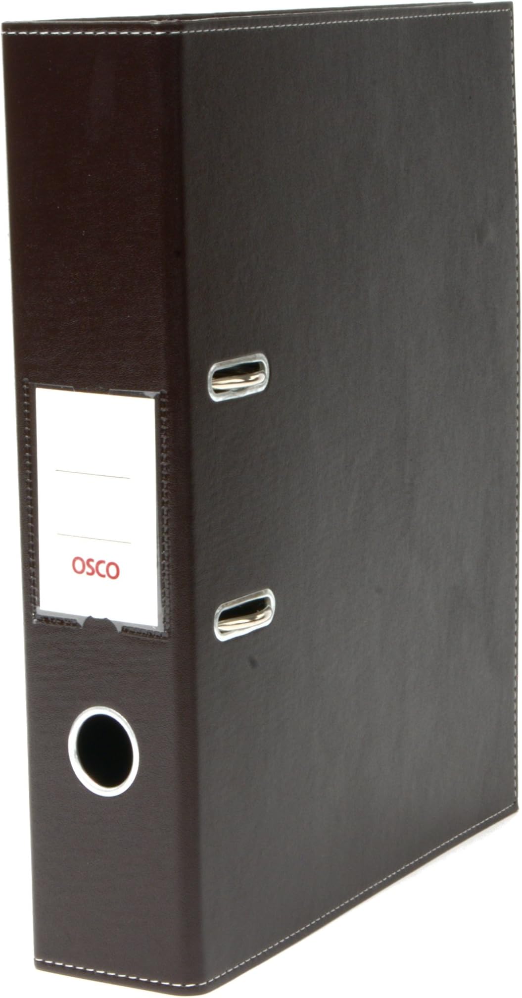 Osco Faux Leather Lever Arch File - Brown