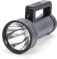 Vista 9 de Linterna LED recargable con pantalla de alimentación, 4 modos de luz, antorcha de mano de alto lúmenes, doble interruptor, linterna portátil