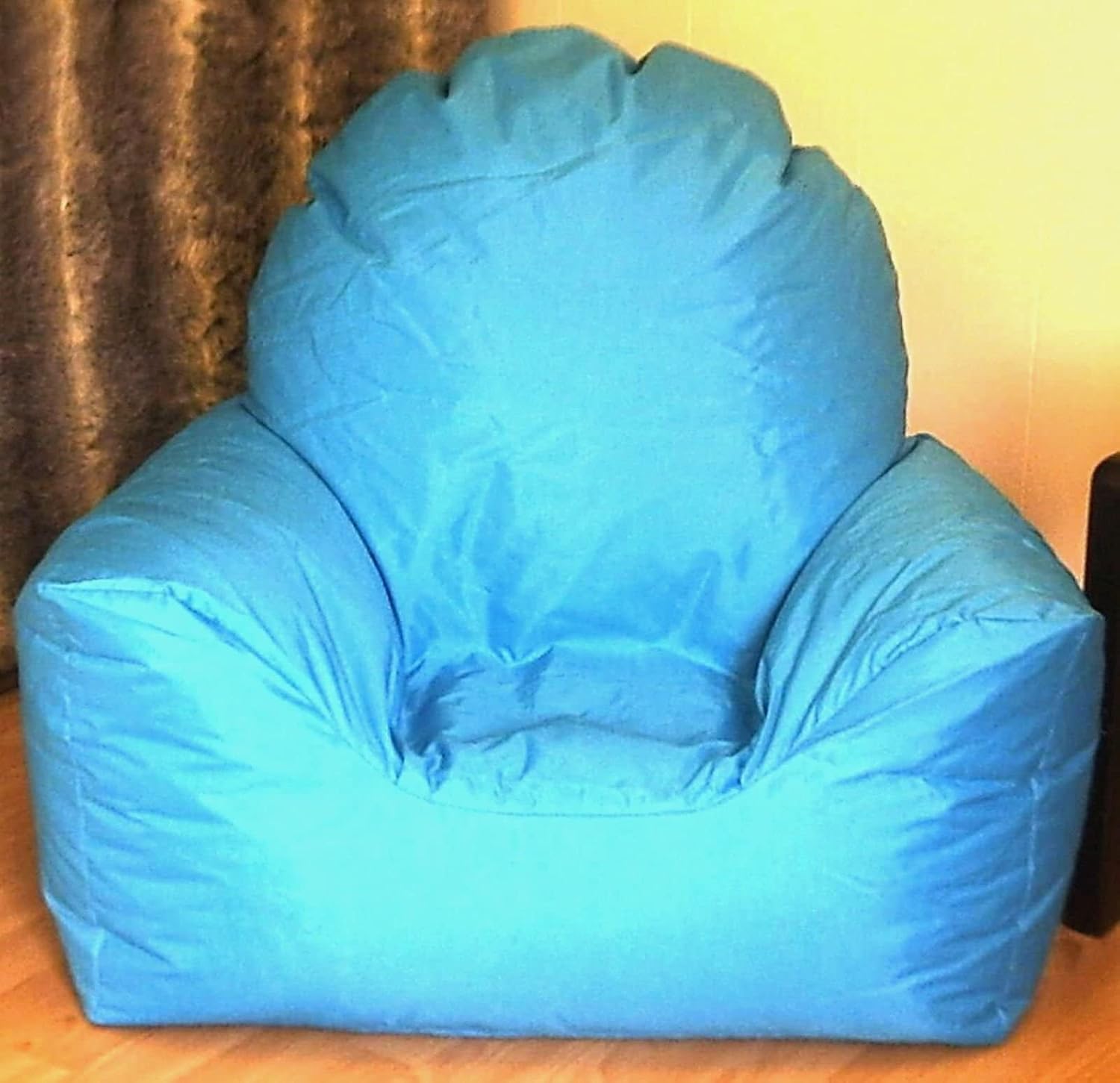 Zippy Sunbeam Child Bean Bag Chair TURQUOISE Water Resist Wipe