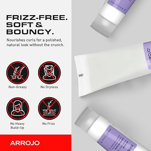 Miniatura 9 de ARROJO Curl Control Curly Hair Gel  Curly Hair Products for Unruly Curls  Sulfate Free Curl Gel wVitamin B5  Hair Gel for Curly Hair to Calm &
