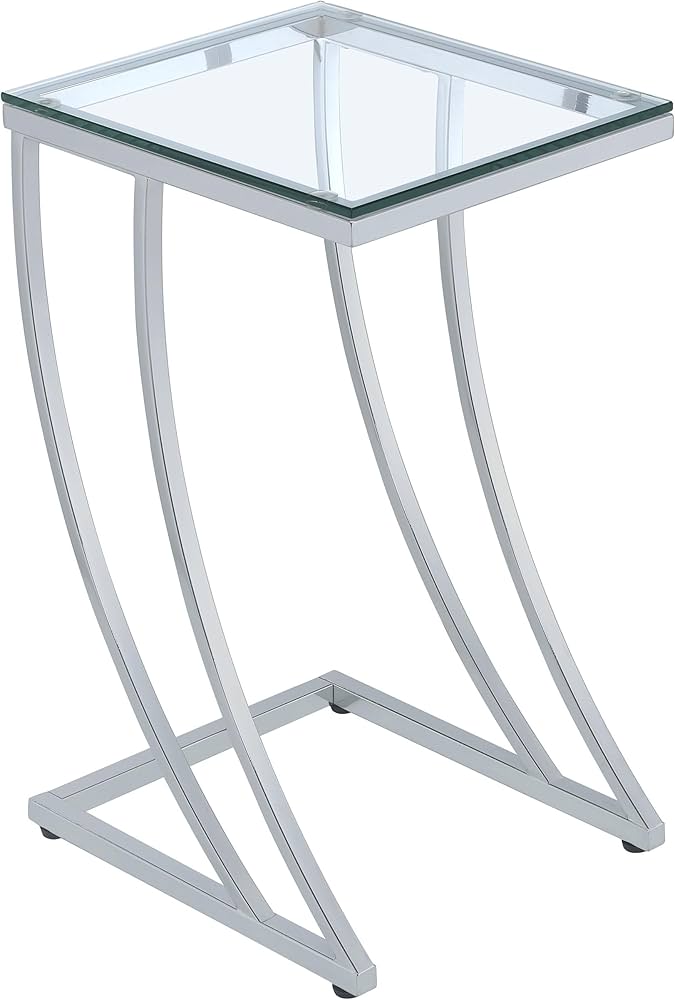 Amazon｜コースター ホーム家具 - ケイデン - ガラスと金属 - 13インチ