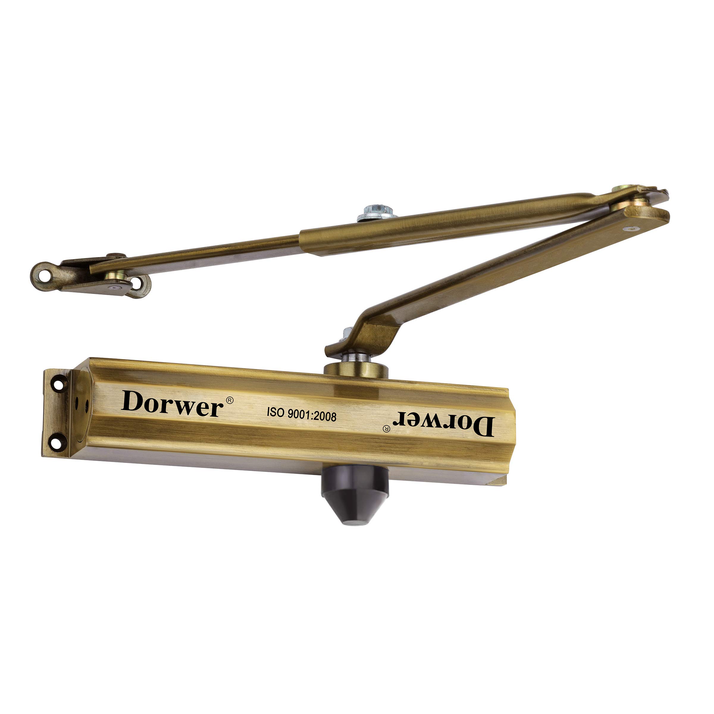 Dorwer Aluminium Hydraulic Door Closer, Standard, Silver Metallic Dimension: 202mmx36.5mmx40.2mm (R-201 - Gold) (B085WPD4TF) Amazon Price History, Amazon Price Tracker
