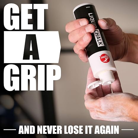 Cramer Liquid Gym Chalk, 200mL (6.76oz), Bottle of Liquid Grip Solution for Improving Grip During Weightlifting, Power Lifting, Gymnastics, Pole Fitness, Rock Climbing, Less Messy Than Block Chalk
