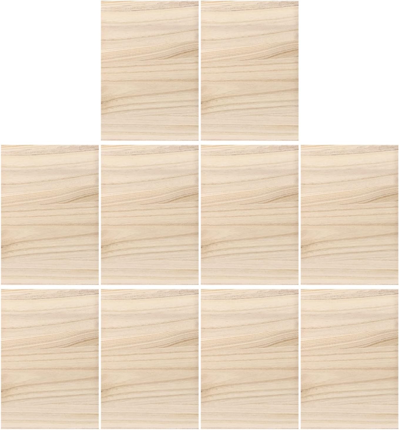 10Pcs Wood Breaking Board Breakable Taekwondo Breaking Board Karate Martial Arts Board for Kids andAdults Boxing Equipment 0. 3cm