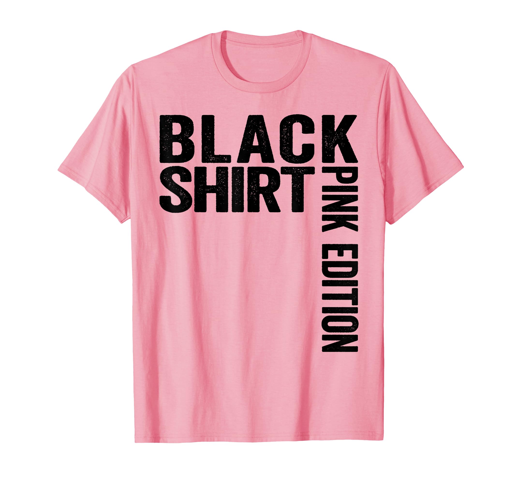 T-Shirt Noir édition Rose Black Shirt Pink Edition T-Shirt