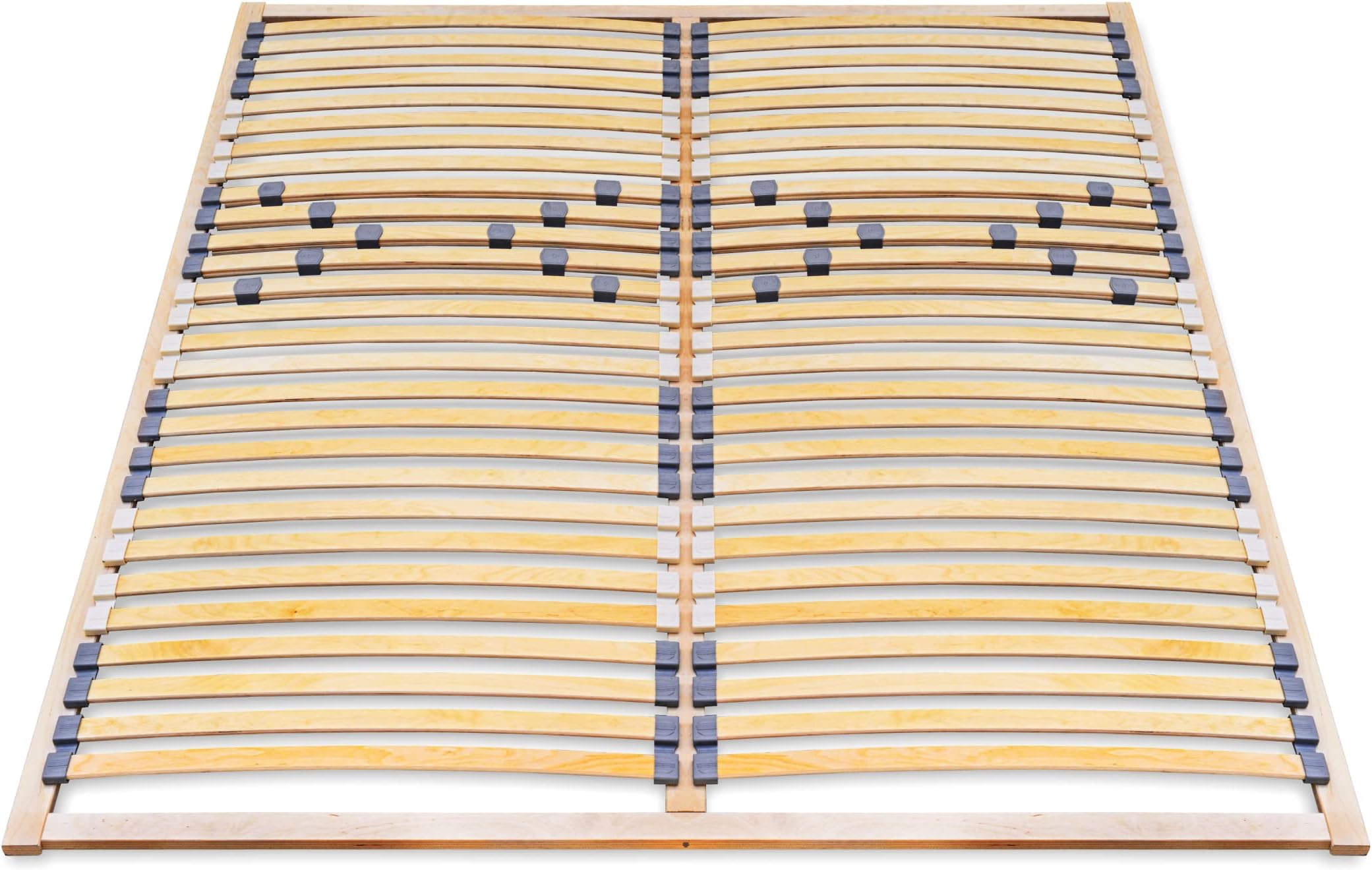 Ecoform Slatted Frame with Hardness Regulation 120/140/160/180/200 x 200 - From the Manufacturer, Wood, 180 x 200 cm