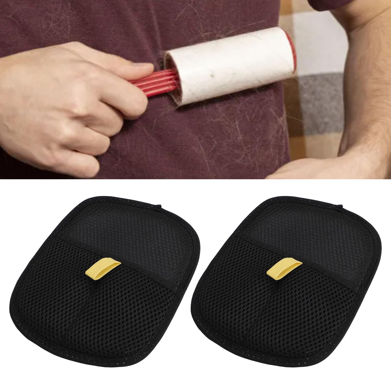 Cat Hair Removal Gloves Pet Hair Removal Gloves, Gentle Reusable Electrostatic Hair Remover for Furniture Sofas, Bedsheets - Image 2
