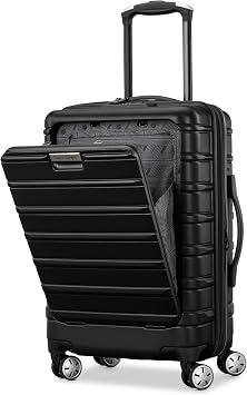 Samsonite Omni 2 Pro Hardside Expandable Luggage with Spinner Wheels, Pro Carry-on, MIDNIGHT BLACK