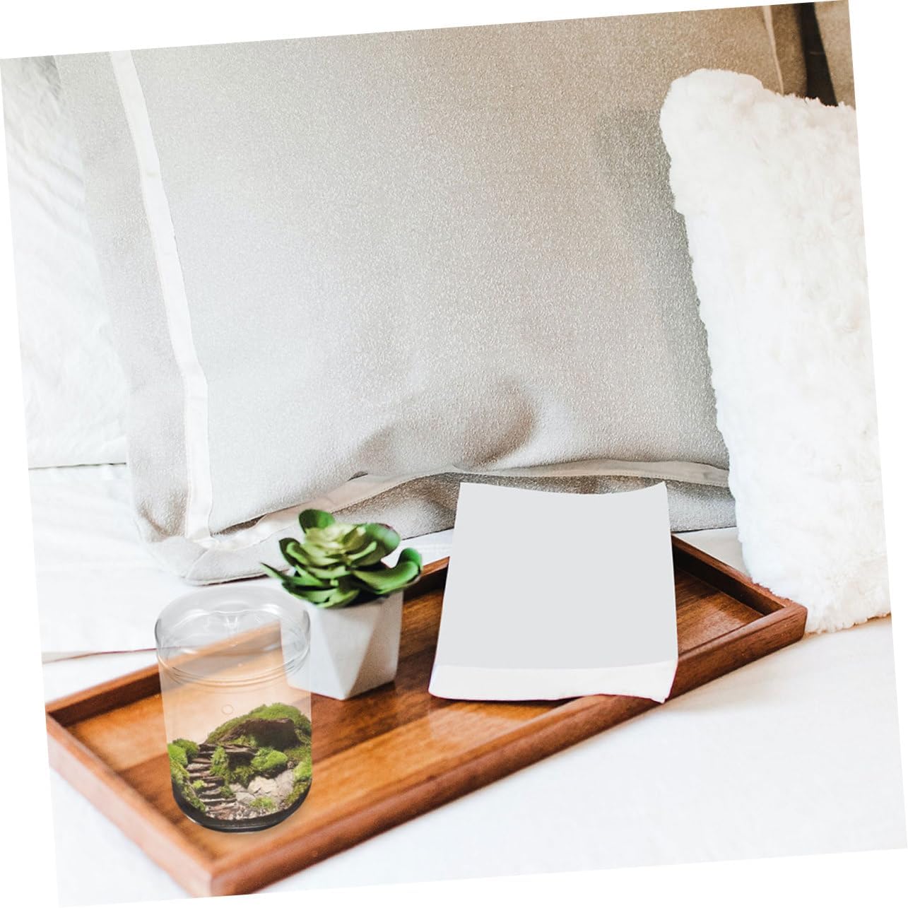 Cabilock Terrarium for Succulents and Air Plants Miniature Landscape Bottle Planter for Home and Office Decor Creative Micro Landscape Ecosystem Suitable for Indoor Spaces