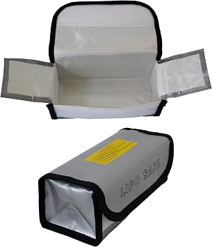 Battery Protect Bag 7x3 Fireproof & Flame-Retardant Safety Gear