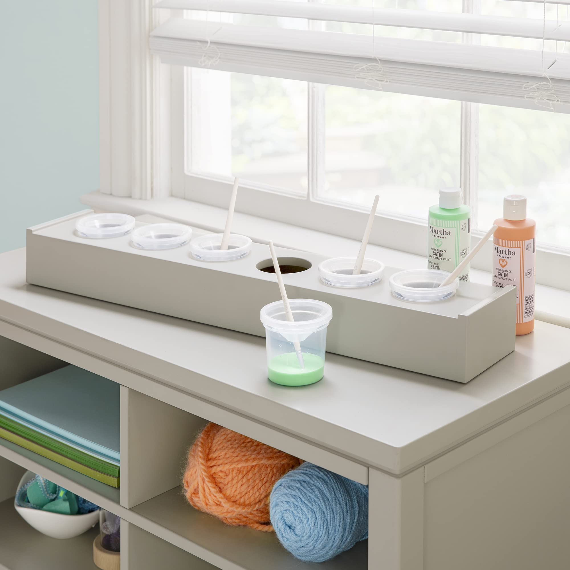 Amazon.com: Martha Stewart Crafting Kids' Tray with Paint Cups