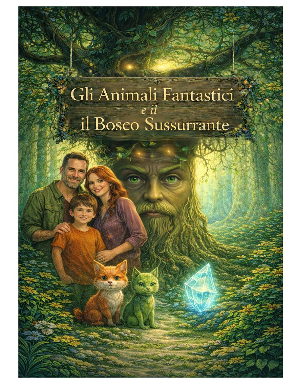 Gli Animali Fantastici e il Bosco Sussurrante: Un’avventura magica piena di coraggio, amicizia e segni nascosti da colorare (The Fantasy Animals Series)