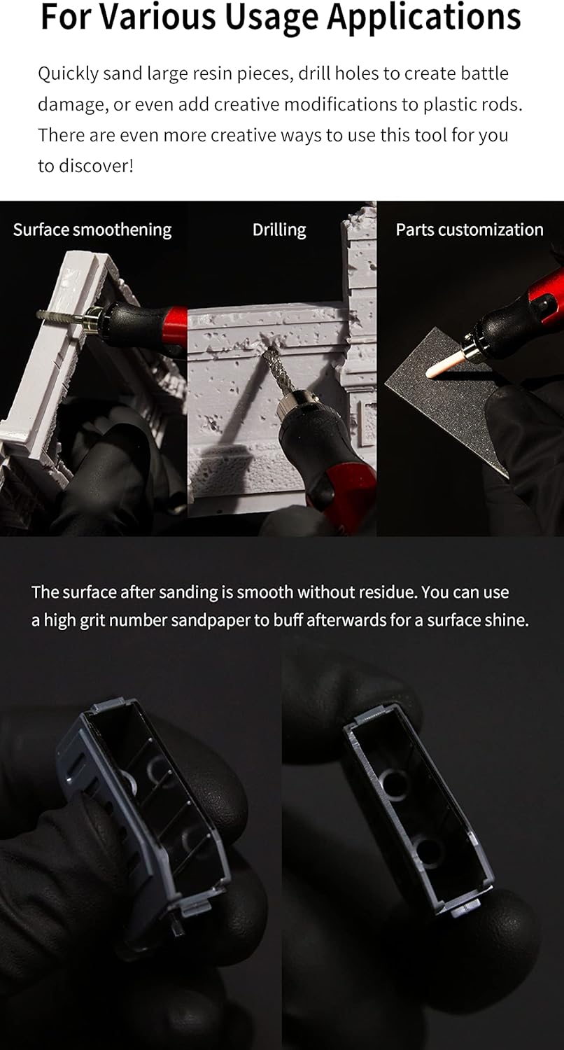 USB Charge Portable Electric Micro Sanding Pen For Hobby Model Craft,Sanding, Polishing, Drilling, Etching, Engraving, DIY Crafts (ES-P sanding pen)