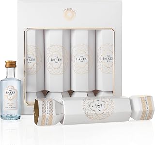 Gin Crackers - by The Lakes Gin - 4 x 5cl Gin Christmas Crackers