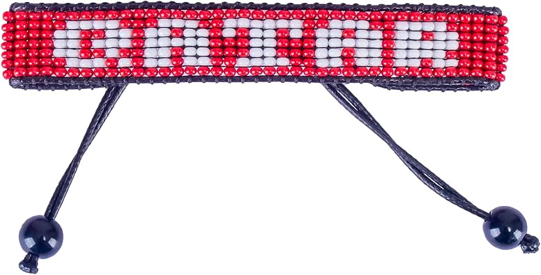 FAHARI Qatar Beaded Name Bracelet Handmade Adjustable String Bracelet