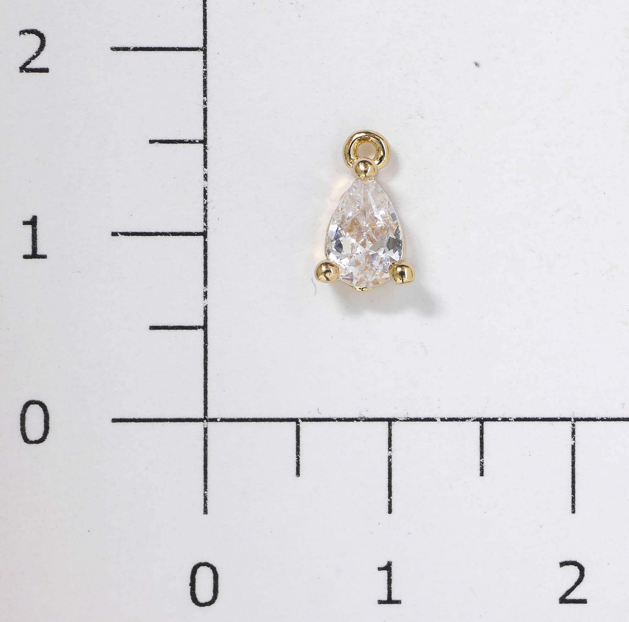 Amazon | ソフィア株式会社 アクセサリーパーツ 爪付き石座 しずく型