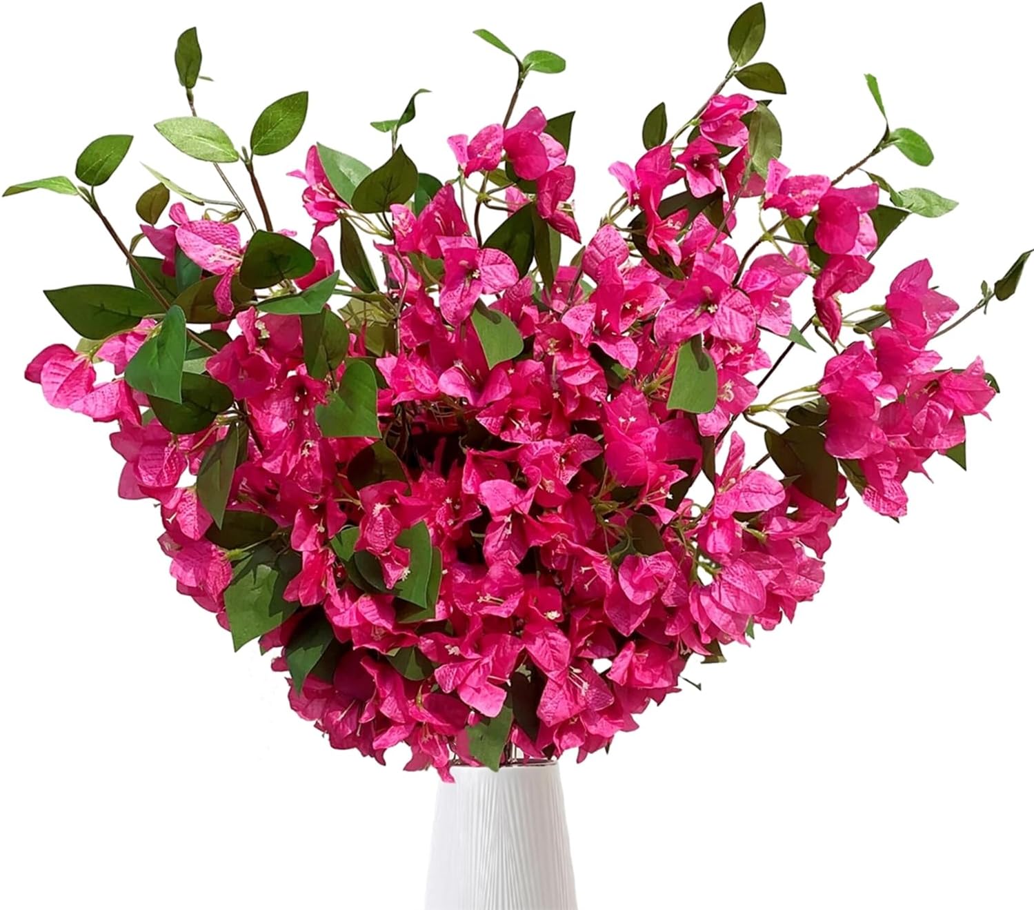 LSFYYDS Artificial Silk Bougainvillea Branches, Faux Rose