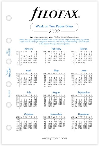 Miniatura 3 de FILOFAX Semana de bolsillo en dos páginas Inglés