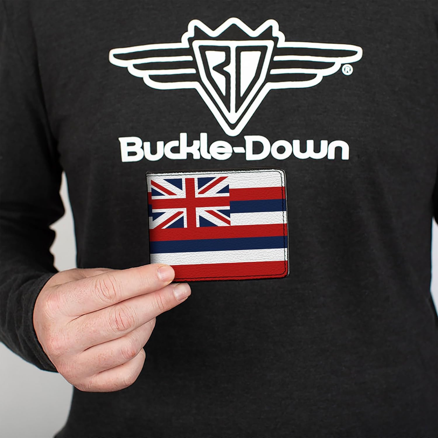Buckle-Down Men's Bifold Wallet Hawaii